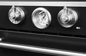 Электрический встраиваемый духовой шкаф в стиле ретро Kuppersberg RC 6911 ANT Silver фото 4 фото 4