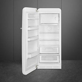 Невысокий холодильник с морозильной камерой Smeg FAB28LWH5 фото 2 фото 2