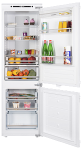 Двухкамерный холодильник глубиной 55 см с No Frost Maunfeld MBF177NFWH
