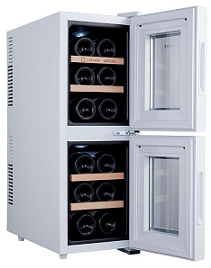 Термоэлектрический винный шкаф LIBHOF APD-12 white фото 3 фото 3
