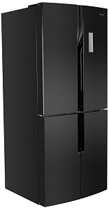 Большой чёрный холодильник Maunfeld MFF182NFSB фото 4 фото 4