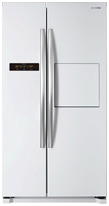 Белый холодильник Side by Side Daewoo FRNX 22 H5CW