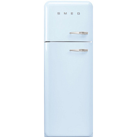 Холодильник голубого цвета в ретро стиле Smeg FAB30LAZ1