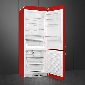 Ретро красный холодильник Smeg FAB38RRD5 фото 4 фото 4