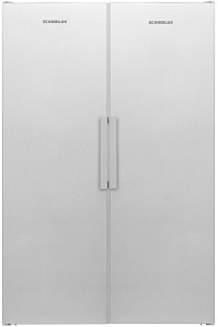 Белый холодильник Side by Side Scandilux SBS 711 Y02 W