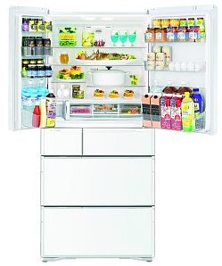 Большой холодильник  HITACHI R-G 690 GU XW фото 2 фото 2