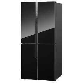 Большой чёрный холодильник Hisense RQ-56WC4SAB