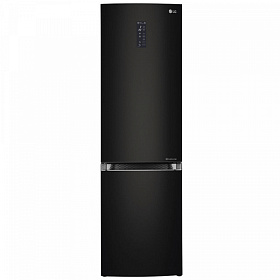 Чёрный холодильник 2 метра LG GA-B499TGBM