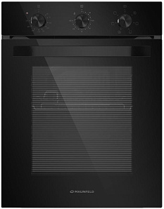 Черный электрический духовой шкаф Maunfeld EOEC516B2