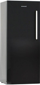 Чёрный холодильник Snaige F 27 FG-Z4JJK1 черное стекло