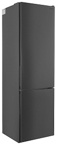 Серебристый двухкамерный холодильник Hyundai CC3593FIX фото 2 фото 2