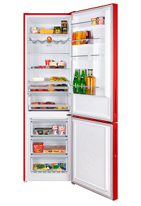 Холодильник бордового цвета Maunfeld MFF200NFR
