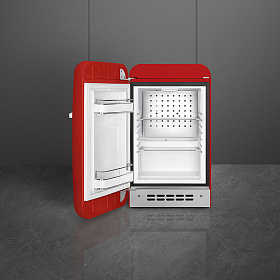 Красные узкие холодильники Smeg FAB5LRD5 фото 2 фото 2