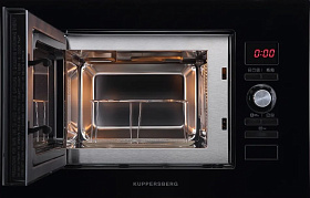 Встраиваемая микроволновая печь с грилем Kuppersberg HMW 625 B фото 2 фото 2