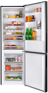 Холодильник темных цветов Maunfeld MFF185NFB