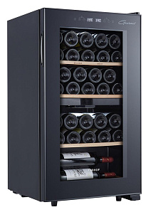 Неглубокий винный шкаф LIBHOF GMD-33 black