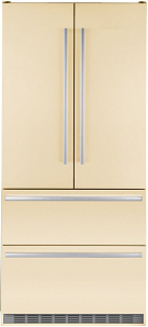 Бежевый холодильник шириной 90 см Liebherr CBNbe 6256