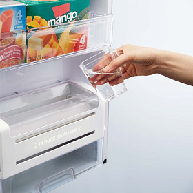 Двухкамерный холодильник с верхней морозильной камерой Sharp SJXG60PGRD фото 4 фото 4