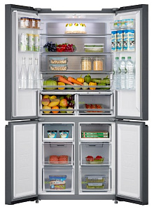 Серебристый холодильник Midea MDRF644FGF23B фото 4 фото 4