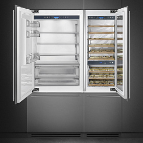 Встраиваемый двухкамерный холодильник Smeg RI96LSI фото 4 фото 4