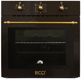 Независимый газовый духовой шкаф Ricci RGO 620 BR