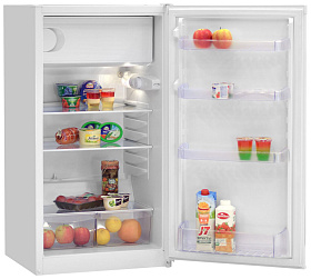 Низкий двухкамерный холодильник NordFrost ДХ 247 012 белый