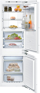 Двухкамерный холодильник с no frost шириной 55 см Neff KI8865DE0