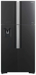 Серебристый холодильник HITACHI R-W 662 PU7 GGR