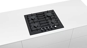 Газовая варочная панель черное стекло Bosch PPP6A6M90 фото 4 фото 4