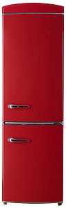 Красный холодильник Ascoli ARDRFR375WE
