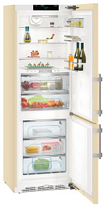 Бежевый холодильник шириной 70 см Liebherr CBNbe 5775