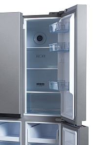 Холодильник с морозильной камерой Hyundai CM4505FV нерж сталь фото 3 фото 3