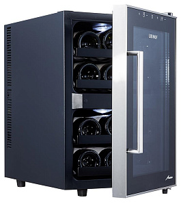 Отдельно стоящий винный шкаф LIBHOF ARD-12 Black фото 3 фото 3
