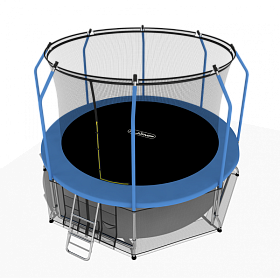 Батут 3,05 м с защитной сеткой i-Jump ELEGANT 10FT BLUE фото 2 фото 2