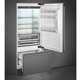 Двухкамерный двухкомпрессорный холодильник Smeg RI96RSI