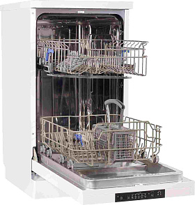 Узкая отдельностоящая посудомоечная машина 45 см Weissgauff DW 4015 фото 3 фото 3