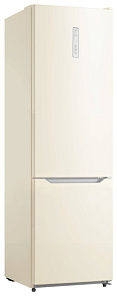 Бежевый холодильник Korting KNFC 62017 B