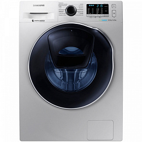 Серебристая стиральная машина Samsung WD 80K5410 OS AddWash