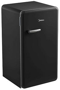 Чёрный мини холодильник Midea MDRD142SLF30 фото 2 фото 2