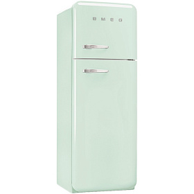 Двухкамерный зелёный холодильник Smeg FAB30RV1