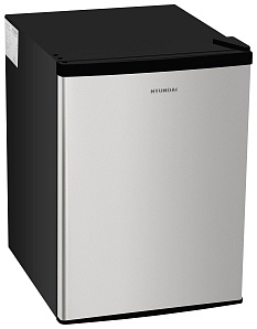 Маленький холодильник Хендай Hyundai CO1002 серебристый фото 2 фото 2