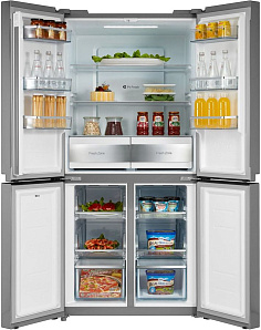 Серебристый холодильник Midea MRC518SFNX фото 3 фото 3