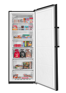 Серый холодильник Maunfeld MFFR185SB