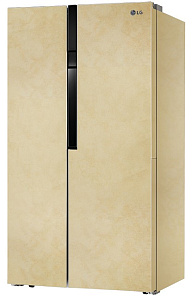 Широкий бежевый холодильник LG GC-B247JEUV фото 3 фото 3
