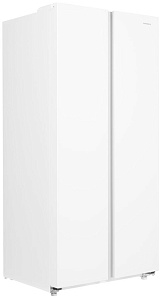 Узкий двухдверный холодильник Side-by-Side Maunfeld MFF177NFWE фото 4 фото 4