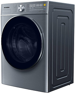 Серебристая стиральная машина Hyundai WMD9412 фото 3 фото 3