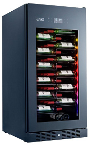 Двухтемпературный винный шкаф LIBHOF ET-70 black фото 2 фото 2