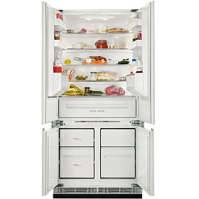 Неглубокий двухкамерный холодильник Zanussi ZBB 47460 DA