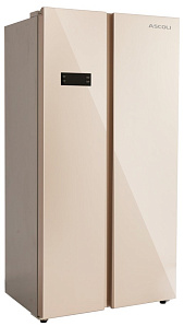 Большой двухдверный холодильник Ascoli ACDG571WG