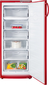 Холодильник бордового цвета ATLANT М 7184-030 фото 4 фото 4